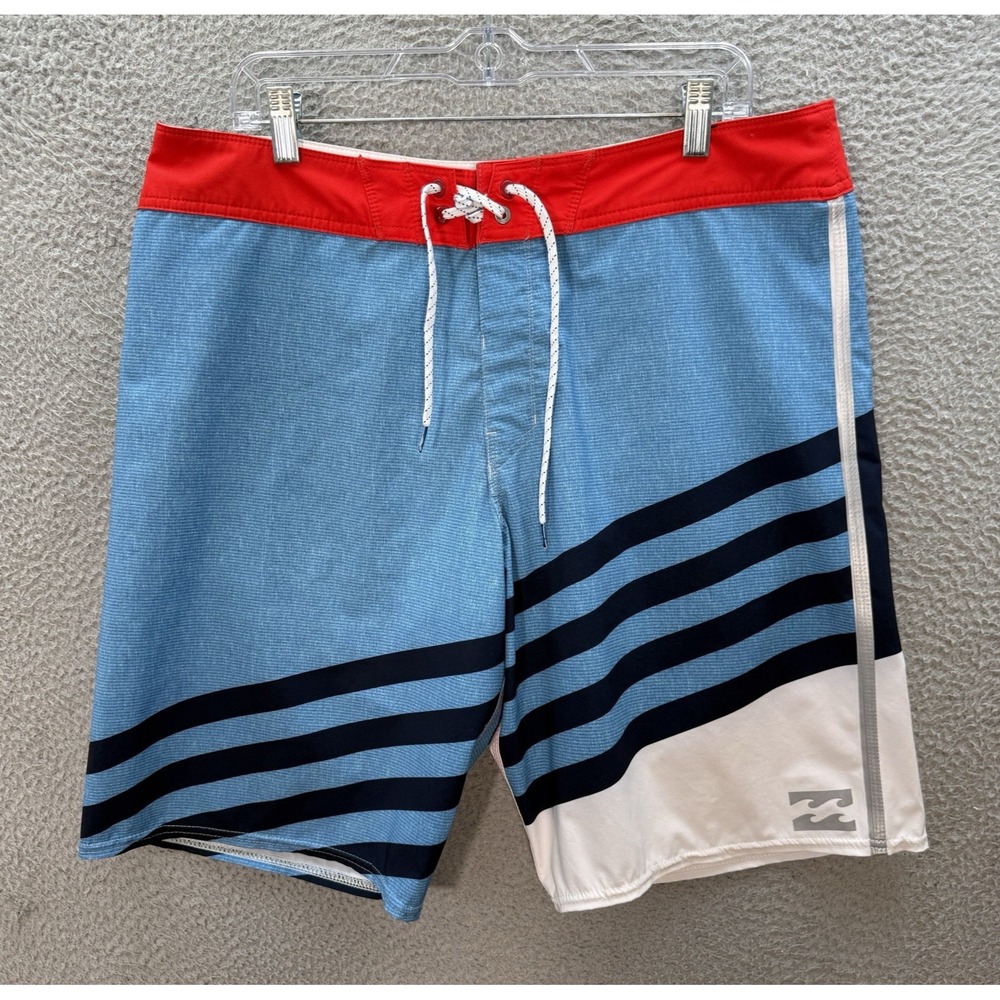Billabong Board Shorts Mens‎ 36 Multicolor Slice Platinum X Swim Trunks Surfer